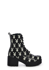 Playboy Reprise Combat Boots