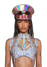 Infinite Illusion Light Up Goggle Hat - Rose Gold