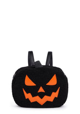 Let's Get Lit Pumpkin Backpack - Black