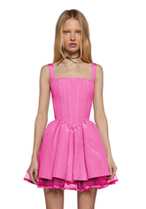 Magic Moves Corset Dress - Dark Pink