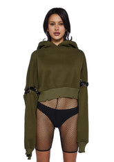 Street Days Cropped Hoodie