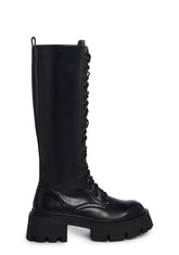 Never Better Combat Boots - Black