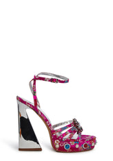 Aden Platform Heels - Pink