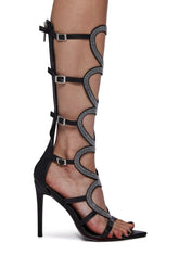 Redial Romance Stiletto Heels - Black