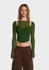 Maximum Jealousy Corset Top