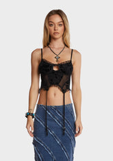 Digital Flirt Corset Top