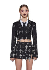 Idol Worship Cropped Blazer