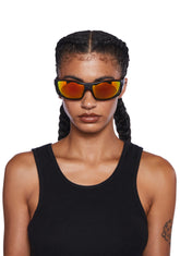 Harlow Cat Sunglasses - Matte Black