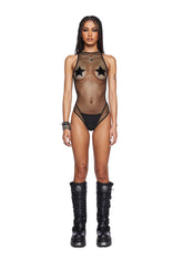 Queen Of Noise Fishnet Bodysuit