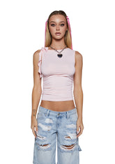 Rendezvous Crop Top - Light Pink