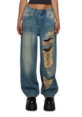 Distressed Goliath Denim Jeans