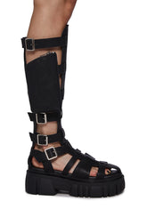 Stage Diver Gladiator Sandals - Matte