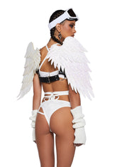Guardian Angel Wings Harness - White