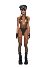 Sun Serenade Bodysuit And Stockings Set