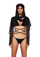 Jaw Drops Bra And Shrug Set