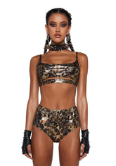 Feral Instincts Cut-Out Top