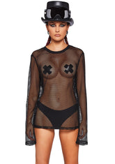 Ashen Atlas Unisex Fishnet Top