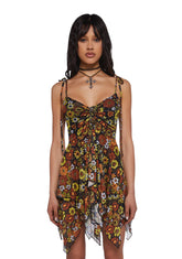 F Is For Fairies Handkerchief Dress - Floral