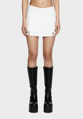 Under The Boardwalk Mini Skort - Ivory