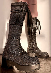 Bling Brigade Pocket Combat Boots