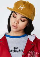 Script Corduroy Snapback