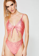 New Galaxy Tie Front One Piece