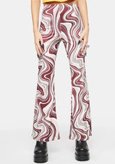 Rust How I See It Flare Pants