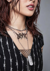 Acting Out Layered Necklace