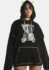 Plus Bad Bearz Graphic Hoodie