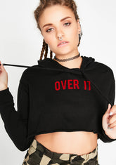 Over It Cropped Hoodie