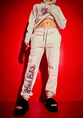Bad Bish Vibe Airbrushed Fleece Joggers