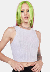 Slay Life Ribbed Crop Tank
