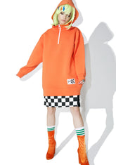 Half Zip Hoodie Dress