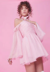 Let Them Eat Me Chiffon Corset Dress