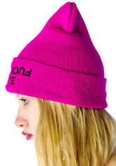 x Belle of the Brawl Polite Beanie - Pink