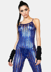 Royal Love So Lucky Fishnet Jumpsuit