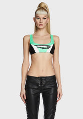 x NFS Mini Moto Bra - Green