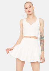 Angel Cheerful Player Tank Pleated Skirt Set