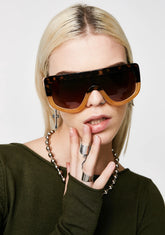 Blockin' You Out Shield Sunglasses