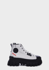 Star White Revolt Hi Tx Platform Sneakers