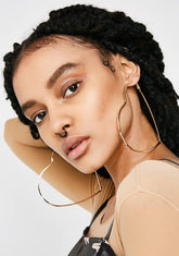 Big Hearted Hoop Earrings