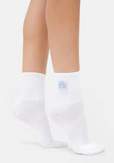 Aqua Love Lockdown Crew Socks
