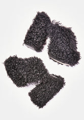 Black Archie Slip On Heels