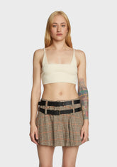 At Your Best Knit Tank - Off White