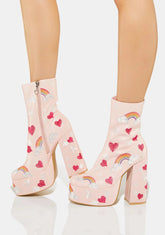 Sugar Clouds Platform Boots