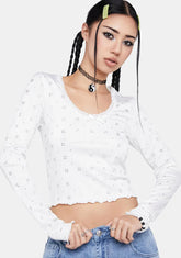 Luck Be A Lady Long Sleeve Top