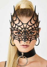 Web Watch Glitter Mask