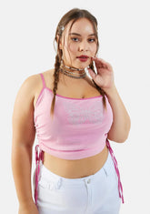 Plus Another Wonder Rhinestone Crop Tank