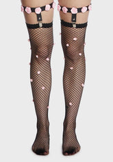 Seekin' Solace Garter Thigh-Highs