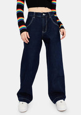 At The Lodge Wide Leg Jeans